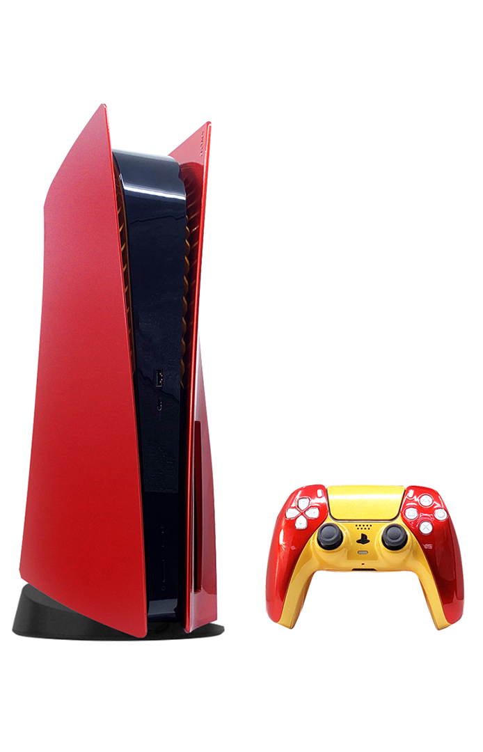 MERLIN CRAFT SONY PLAYSTATION 5 CANDY RED TRA